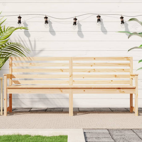 Vidaxl tuinbank 203,5x48x91,5 cm massief grenenhout