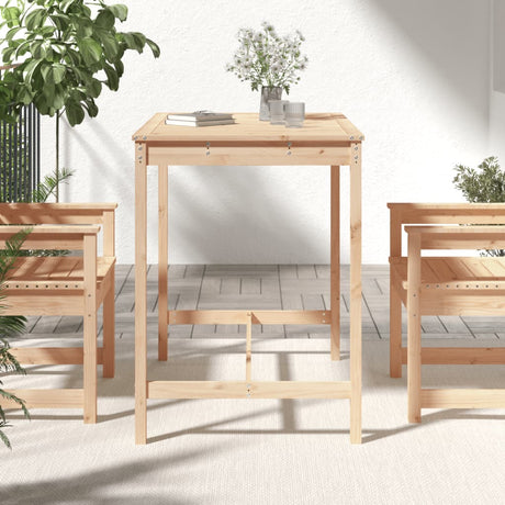 Vidaxl tuintafel 121x82,5x110 cm massief grenenhout