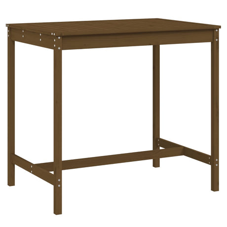 Vidaxl tuintafel 121x82,5x110 cm massief grenenhout honingbruin