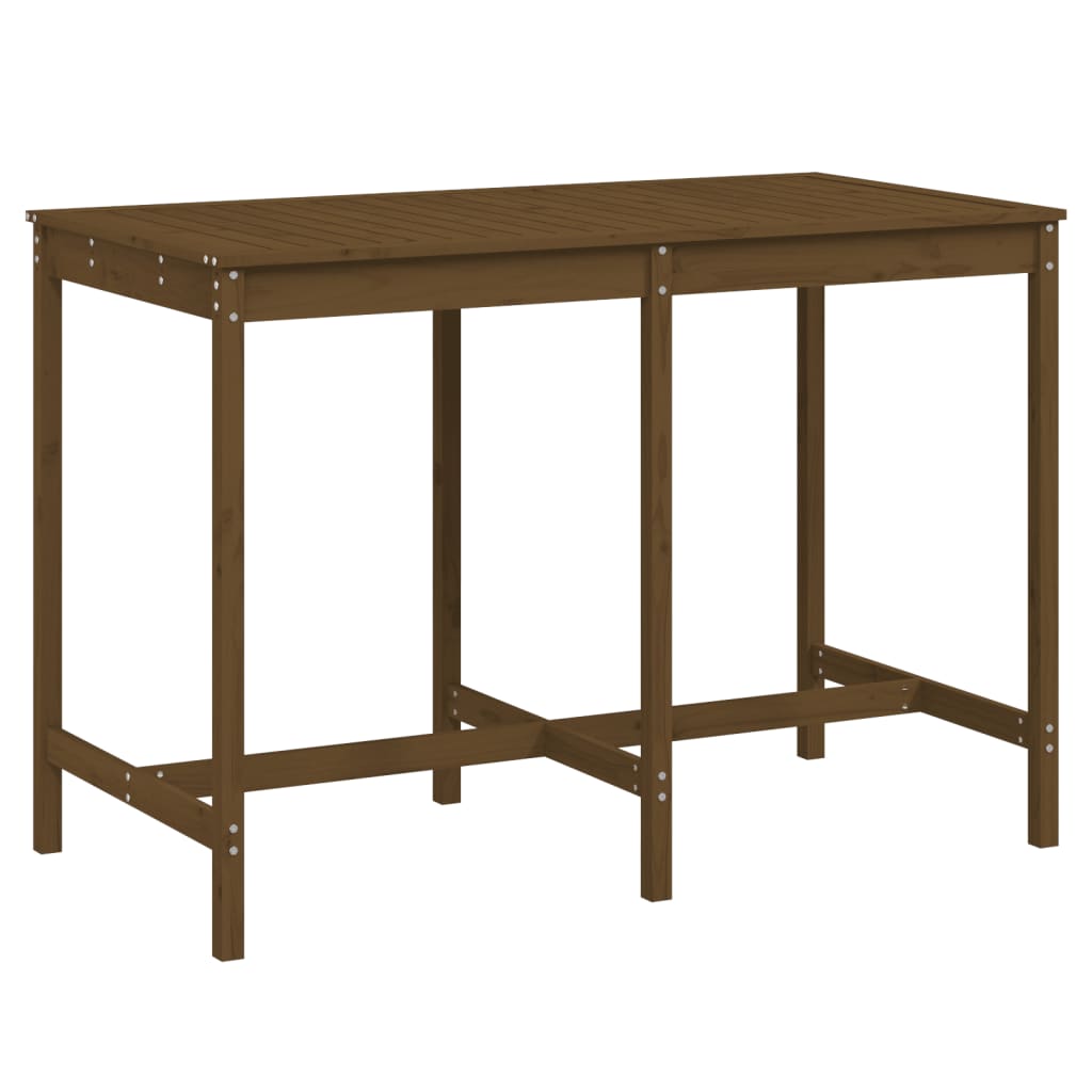 Vidaxl tuintafel 159,5x82,5x110 cm massief grenenhout honingbruin