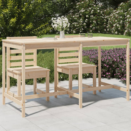 Vidaxl tuintafel 203,5x90x110 cm massief grenenhout