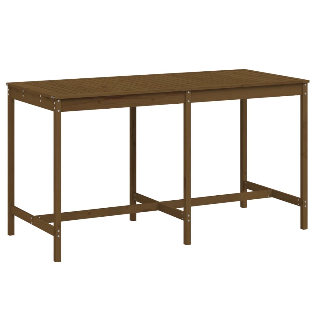Vidaxl tuintafel 203,5x90x110 cm massief grenenhout honingbruin