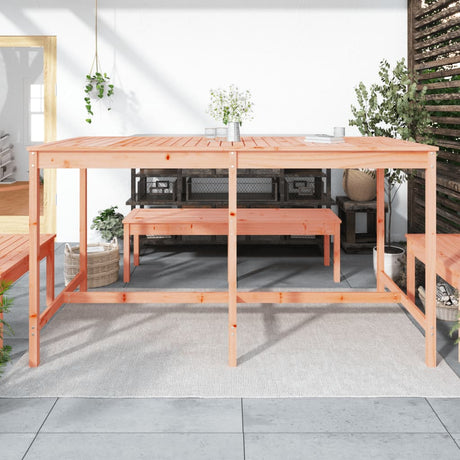 Vidaxl tuintafel 203,5x90x110 cm massief douglashout