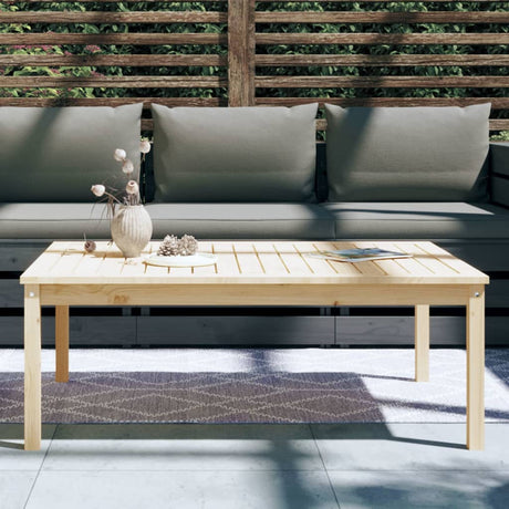 Vidaxl tuintafel 121x82,5x45 cm massief grenenhout