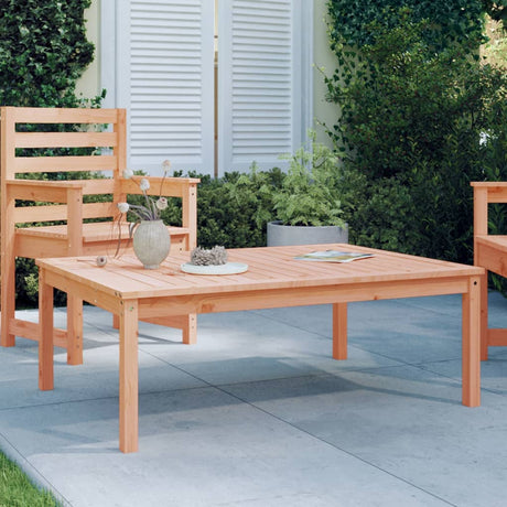Vidaxl tuintafel 121x82,5x45 cm massief douglashout