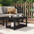 Vidaxl tuintafel 82,5x50,5x45 cm massief grenenhout zwart