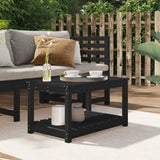 Vidaxl tuintafel 82,5x50,5x45 cm massief grenenhout zwart