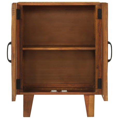 Vidaxl dressoir handgesneden 55x30x75 cm massief gerecycled hout