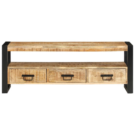 Vidaxl tv-meubel 120x30x45 cm massief mangohout