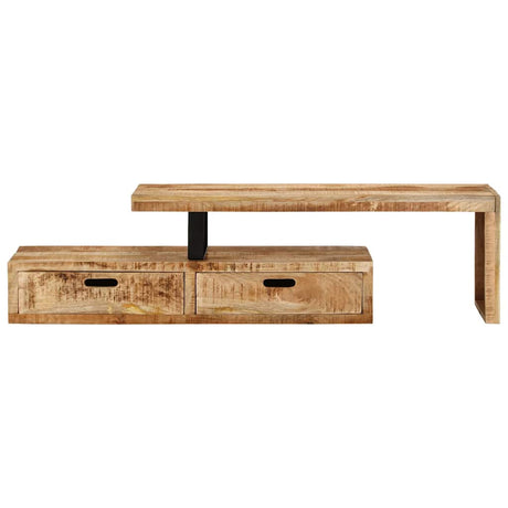 Vidaxl tv-meubel (118-200) x 30 x 40 cm massief hout mango