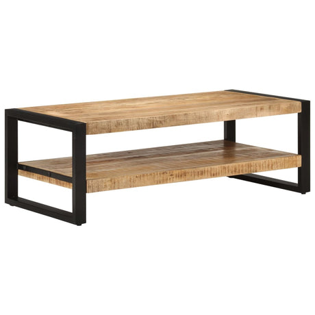 Vidaxl salontafel 120x55x40 cm massief mangohout