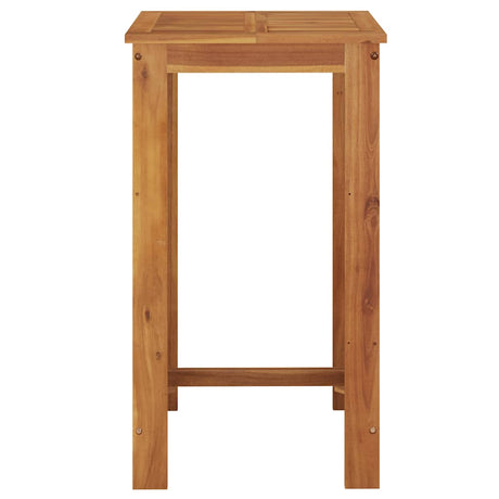 Vidaxl tuinbartafel 60x60x105 cm massief acaciahout