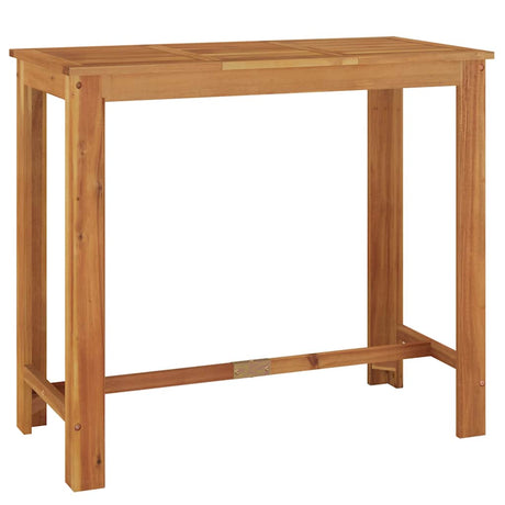 Vidaxl tuinbartafel 120x60x105 cm massief acaciahout