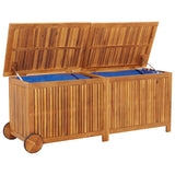 Vidaxl tuinbox met wieltjes 150x50x58 cm massief acaciahout