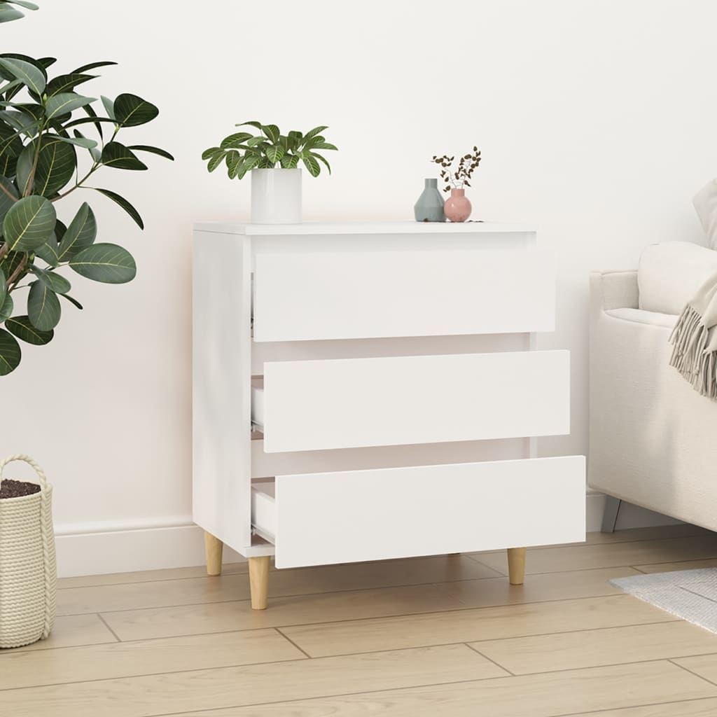 Vidaxl dressoir 60x35x70 cm bewerkt hout wit