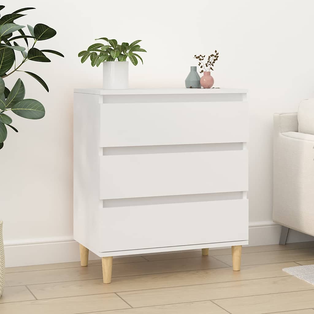 Vidaxl dressoir 60x35x70 cm bewerkt hout wit