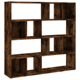 Vidaxl boekenkast kamerscherm 105x24x102 cm gerookt eikenkleurig