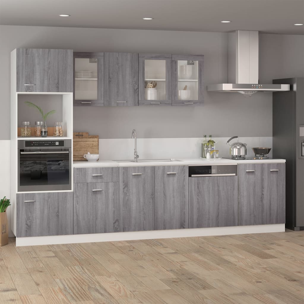 Vidaxl bovenkast lyon 39,5x31x60 cm grijs sonoma eikenkleurig