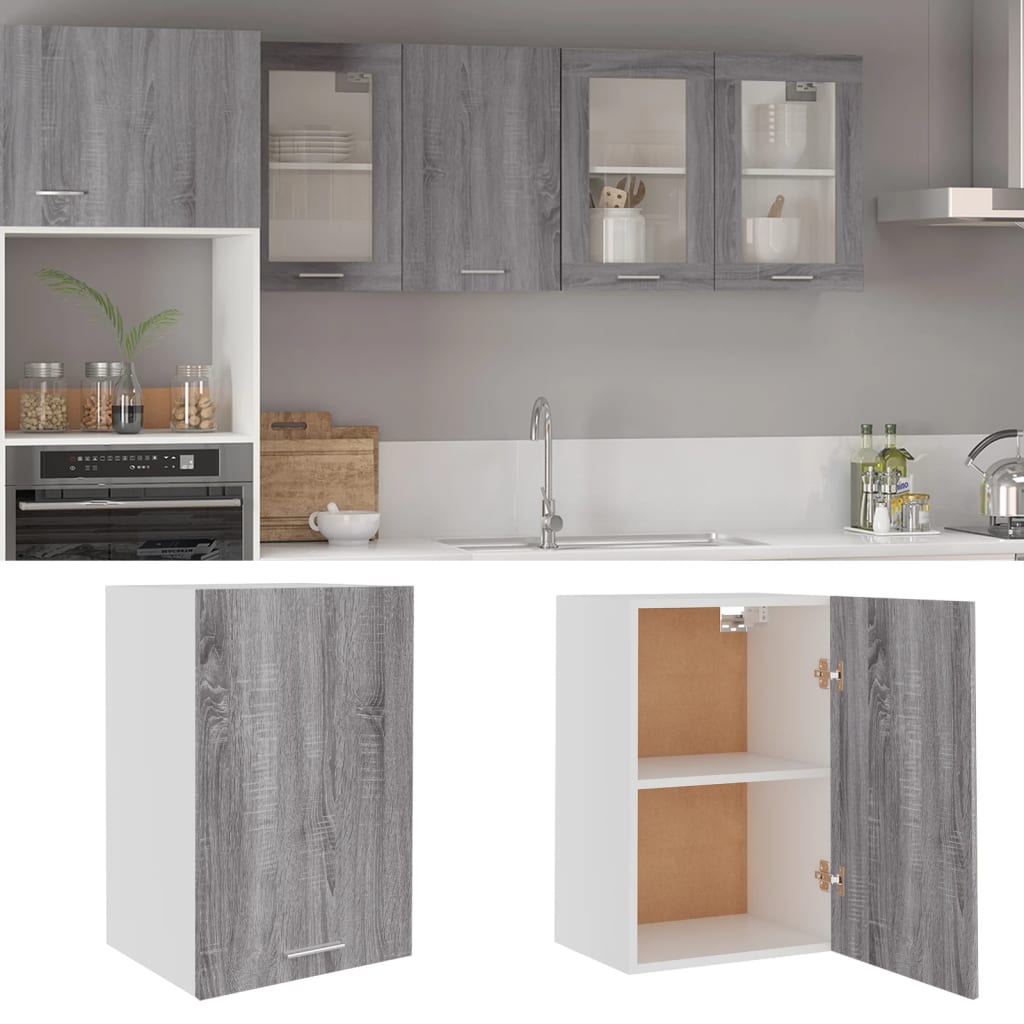 Vidaxl bovenkast lyon 39,5x31x60 cm grijs sonoma eikenkleurig