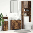 Vidaxl badkamerkast 60x33x60 cm bewerkt hout gerookt eikenkleurig