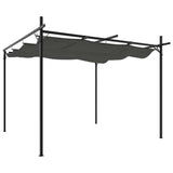 VidaXL Pergola mit ausziehbarem Dach 295x292x230 Anthrazit