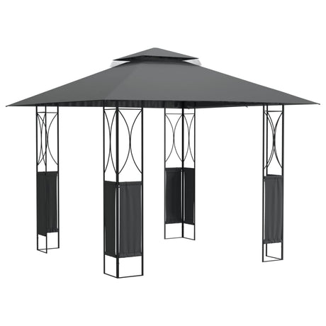 Vidaxx Pavillon mit Dach 300x300x270 cm Stahl Anthrazit