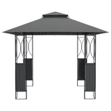 Vidaxx Pavillon mit Dach 300x300x270 cm Stahl Anthrazit