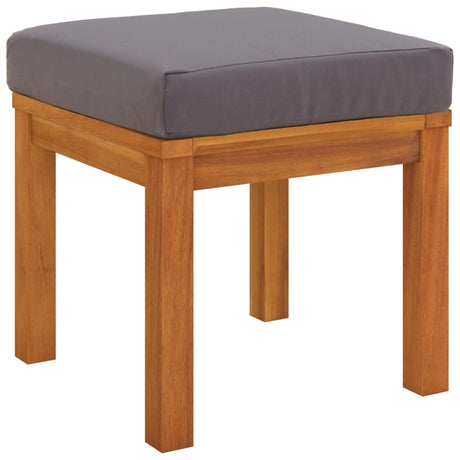 Vidaxl tuinkrukjes 2 st met kussens 40x40x34 cm massief acaciahout