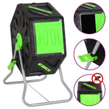 Vidaxx Komposttrommel 70 l 60x43x74 cm Polypropylen
