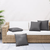 Vidaxx Sofakissen 4 Stück 40x40 cm Stoff Anthrazit
