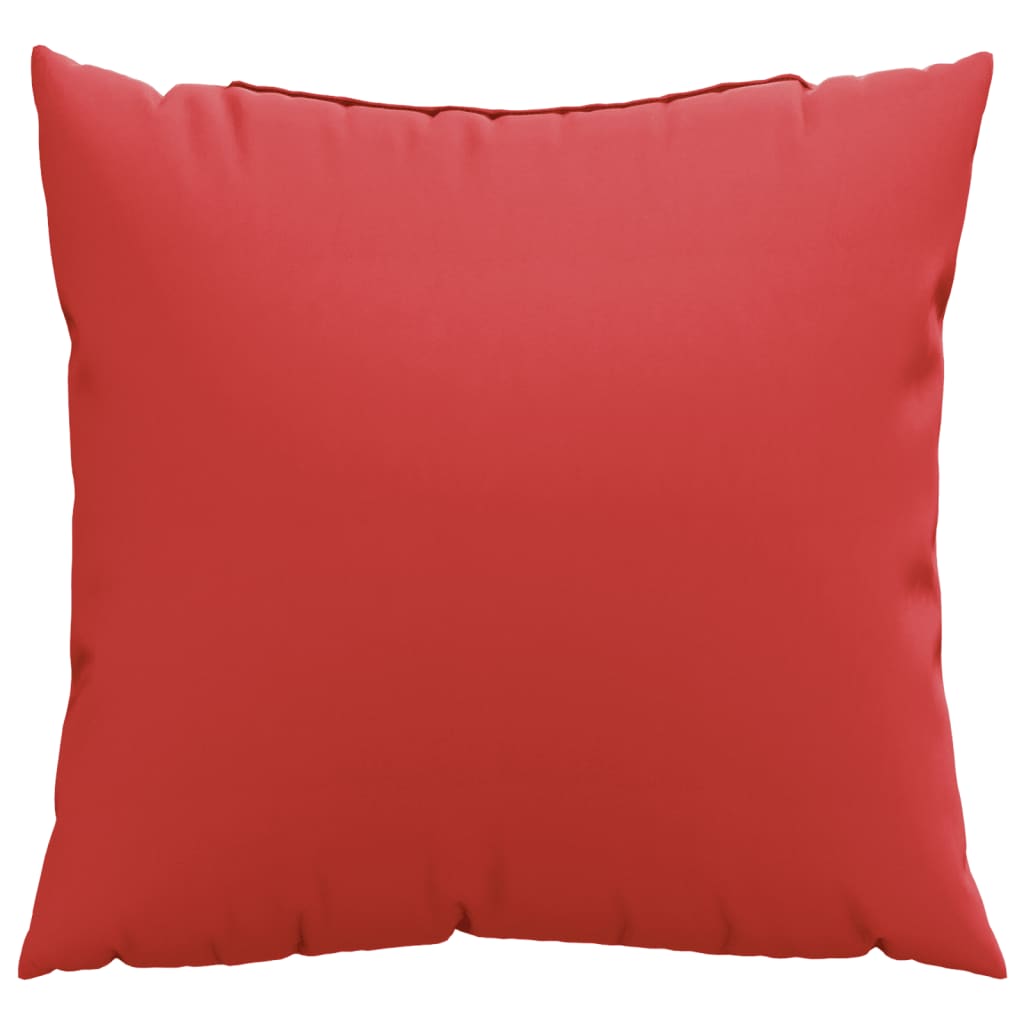 VidaXL Sofakissen 4 Stück 40x40 cm Stoff rot