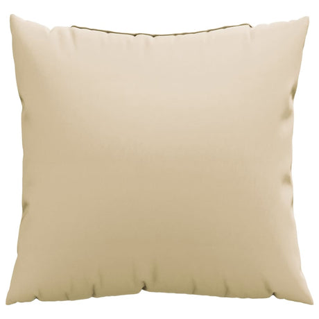 VidaXL Sofakissen 4 Stück 50x50 cm Stoff beige