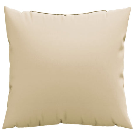 Vidaxx Sofakissen 4 Stück 60x60 cm Stoff beige