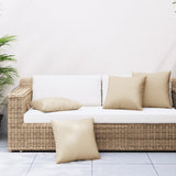 Vidaxx Sofakissen 4 Stück 60x60 cm Stoff beige