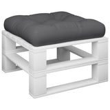 Vidaxx Palettenkissen 50x50x12 cm Stoff Anthrazit