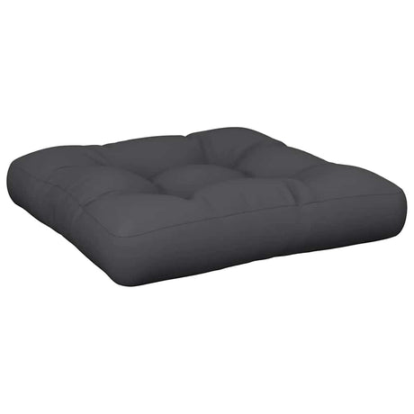 VidaXL Palettenkissen 50x50x12 cm Stoff schwarz