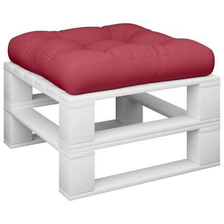 VidaXL Palettenkissen 50x50x12 cm Stoff weinrot