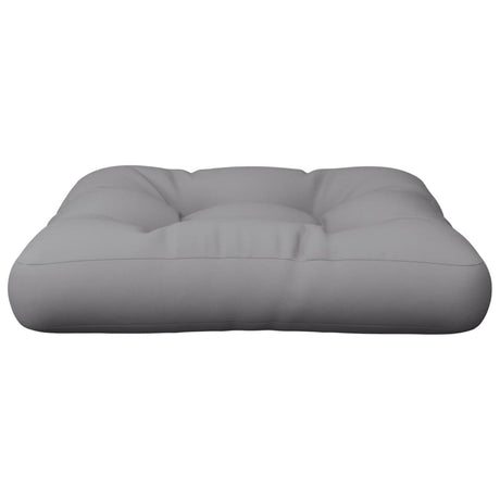 VidaXL Palettenkissen 60x60x12 cm Stoff grau