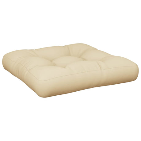 VidaXL Palettenkissen 60x60x12 cm Stoff beige