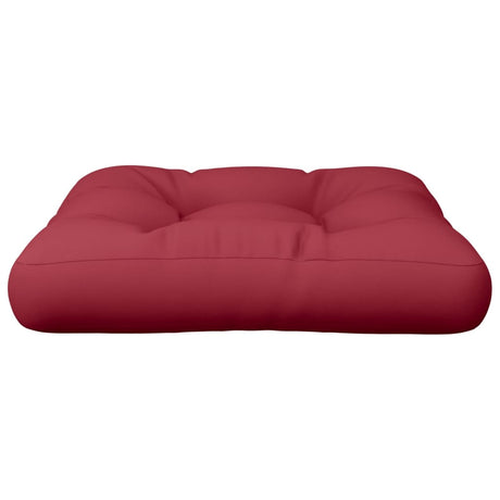 Vidaxx Palettenkissen 60x60x12 cm Stoff weinrot
