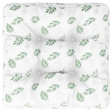 VidaXL Palettenkissen Blattmuster 60x60x12 cm Stoff