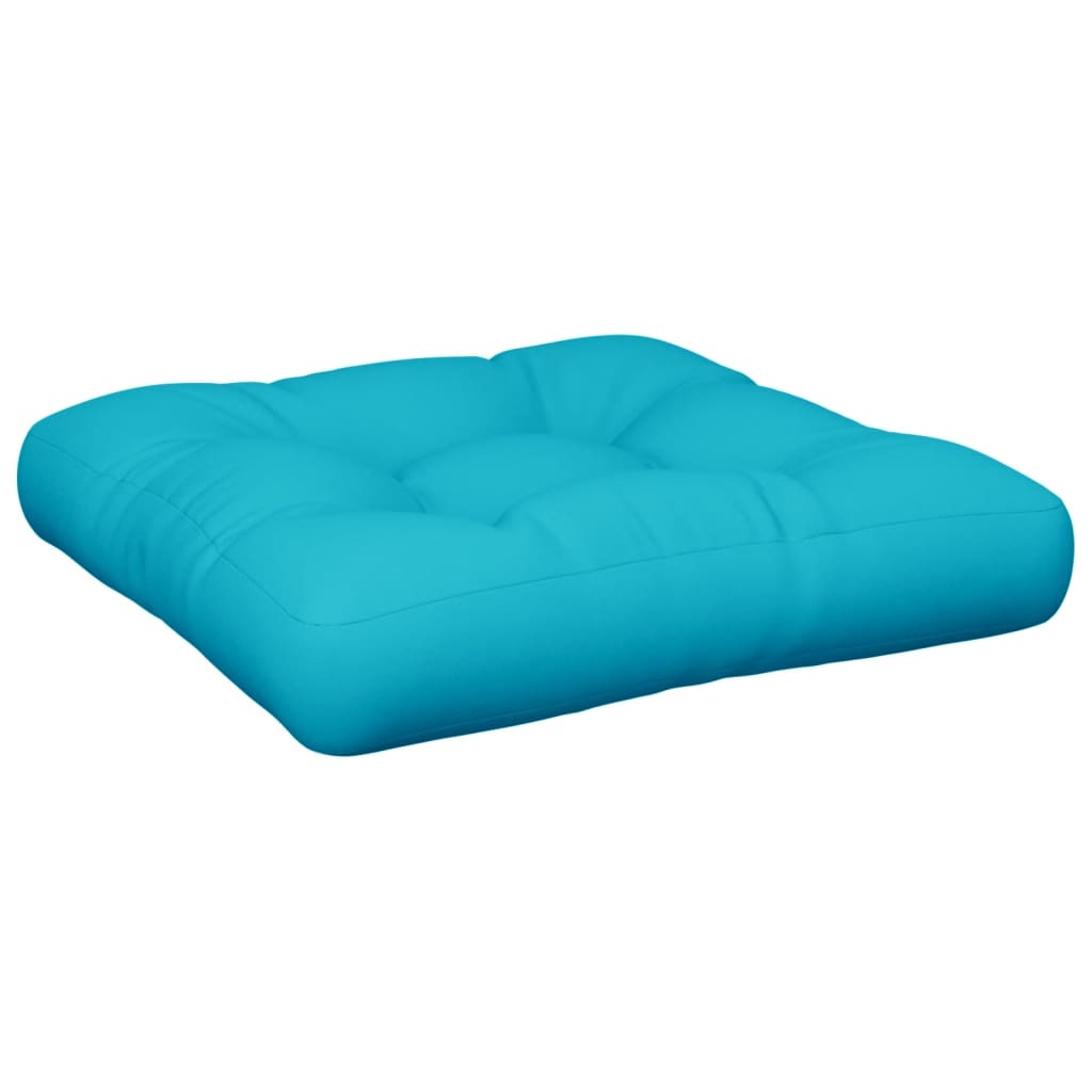 VidaXL Palettenkissen 60x60x12 cm Stoff Türkis