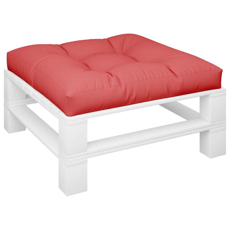 VidaXL Palettenkissen 70x70x12 cm Stoff rot