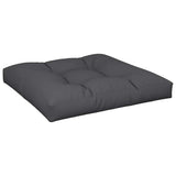 VidaXL Palettenkissen 70x70x12 cm Stoff schwarz