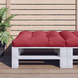 VidaXL Palettenkissen 70x70x12 cm Stoff weinrot