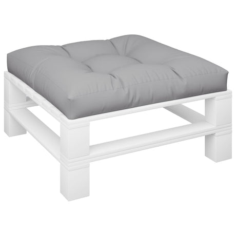 VidaXL Palettenkissen 80x80x12 cm Stoff grau