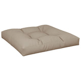 VidaXL Palettenkissen 80x80x12 cm Stoff Taupe