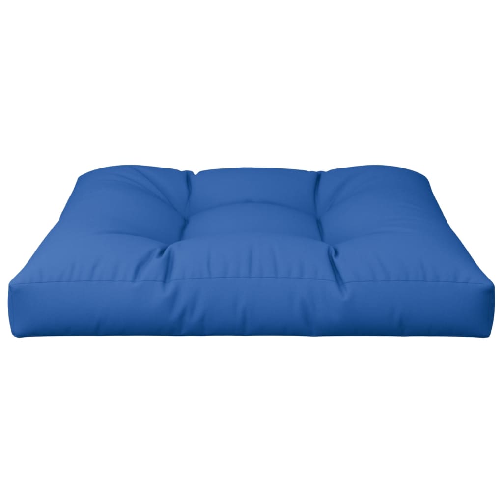 VidaXL Palettenkissen 80x80x12 cm Stoff Königsblau