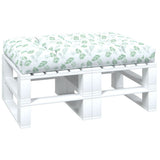 VidaXL Palettenkissen Blattmuster 120x80x12 cm Stoff