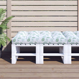 VidaXL Palettenkissen Blattmuster 120x80x12 cm Stoff